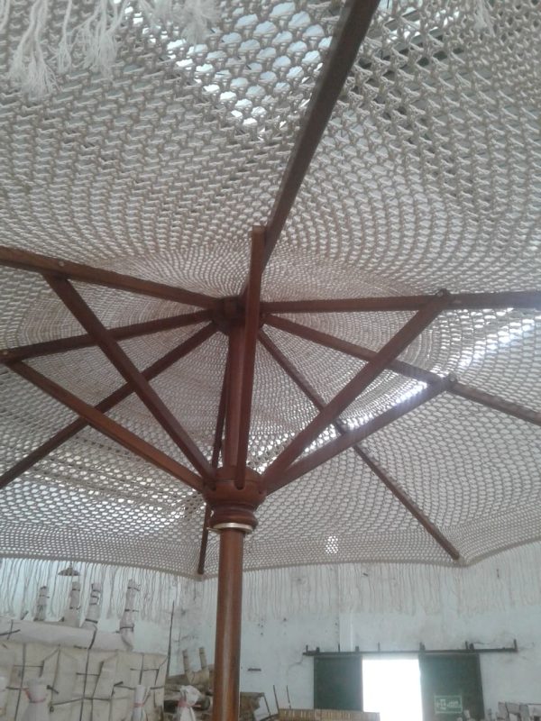 Macrame Ομπρέλλα Στρογγυλή